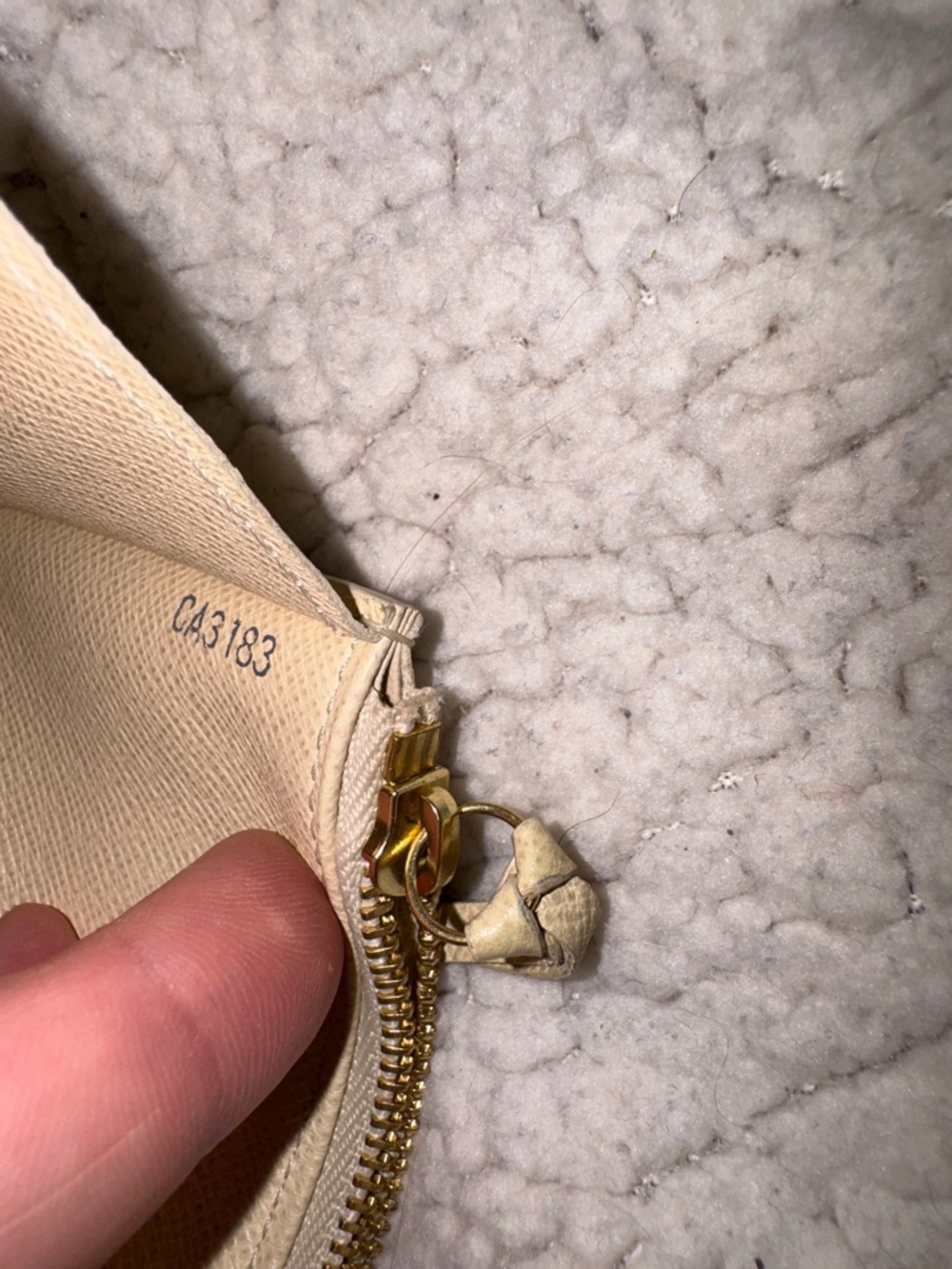 Louis Vuitton Damier Azur Snap Continental Wallet in Beige and Brown - Picture 11 of 16